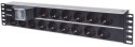 Listwa antyprzepięciowa - Intellinet Listwa zasilająca PDU 2U do szaf rack 19'' 714051