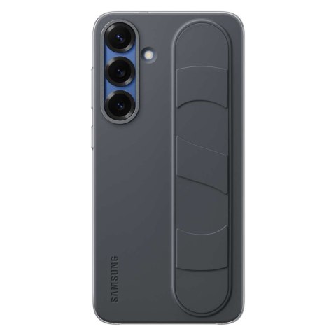 Etui silikonowe Samsung Standing Grip Case z uchwytem podstawką do Samsung Galaxy S25+ - czarne Etui silikonowe Samsung Standing Grip Case z uchwytem podstawką do Samsung Galaxy S25+ - czarne