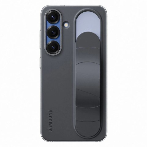 Etui silikonowe Samsung Standing Grip Case z uchwytem podstawką do Samsung Galaxy S25+ - czarne Etui silikonowe Samsung Standing Grip Case z uchwytem podstawką do Samsung Galaxy S25+ - czarne