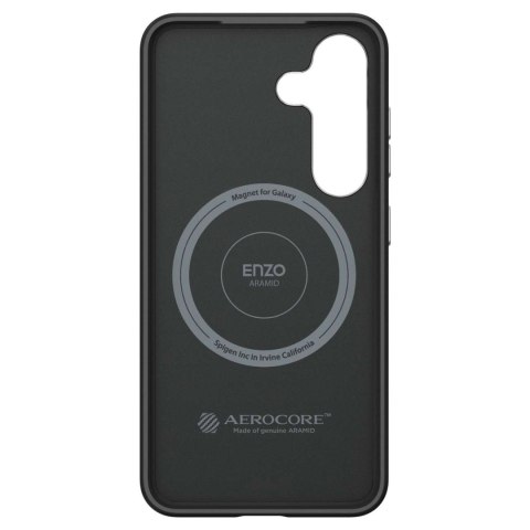 Etui silikonowe Spigen Enzo Aramid MagFit do Samsung Galaxy S25+ - czarne Etui silikonowe Spigen Enzo Aramid MagFit do Samsung Galaxy S25+ - czarne