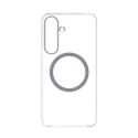 Etui silikonowe plecki Samsung Clear Magnet Case z ringiem magnetycznym do Samsung Galaxy S25 - przezroczyste