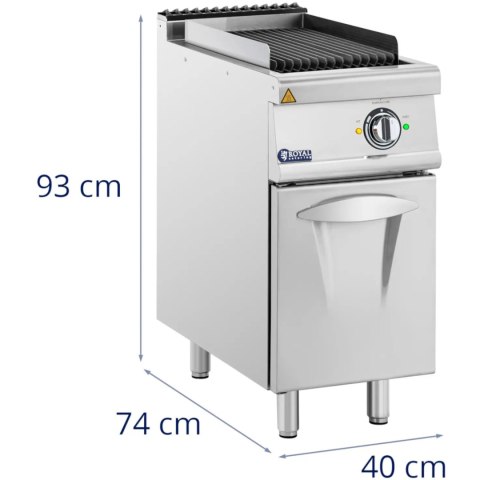 Grill lawowy elektryczny Pro 730 50-300 C 400 V 4.05 W Grill lawowy elektryczny Pro 730 50-300 C 400 V 4.05 W
