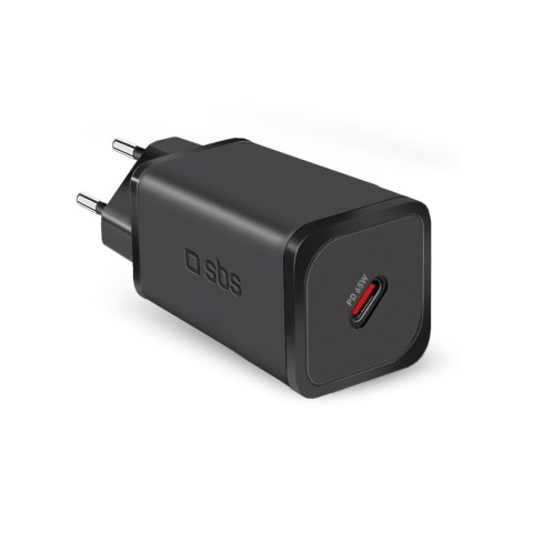 Ładowarka sieciowa GaN z Power Delivery 65W - czarna Ładowarka sieciowa GaN z Power Delivery 65W - czarna