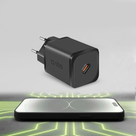 Ładowarka sieciowa Power Delivery GaN USB-C 45W - czarna Ładowarka sieciowa Power Delivery GaN USB-C 45W - czarna
