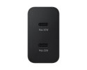 Ładowarka sieciowa Samsung USB-C 50W z kablem USB-C - czarna