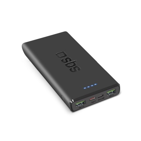 Powerbank 10000 mAh Power Delivery 20W - czarny Powerbank 10000 mAh Power Delivery 20W - czarny