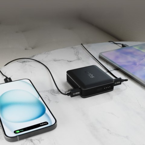 Powerbank 10000 mAh Power Delivery - czarny Powerbank 10000 mAh Power Delivery - czarny