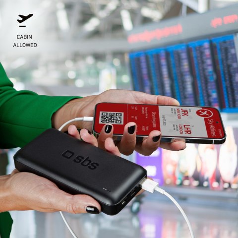 Powerbank 20000 mAh PD USB-C USB-A Micro-USB 20W - czarny Powerbank 20000 mAh PD USB-C USB-A Micro-USB 20W - czarny