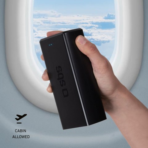 Powerbank 30000 mAh USB-C USB-A - czarny Powerbank 30000 mAh USB-C USB-A - czarny