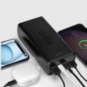 Powerbank 30000 mAh USB-C USB-A - czarny