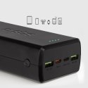 Powerbank 30000 mAh USB-C USB-A - czarny