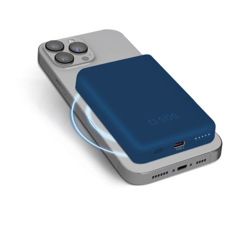 Powerbank 5000 mAh MagSafe - niebieski Powerbank 5000 mAh MagSafe - niebieski