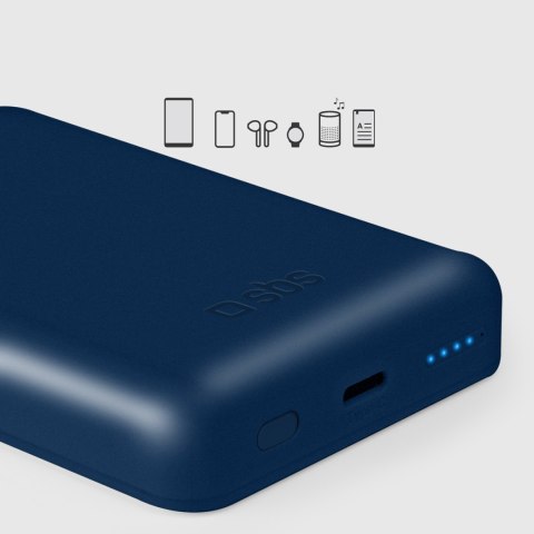 Powerbank 5000 mAh MagSafe - niebieski Powerbank 5000 mAh MagSafe - niebieski