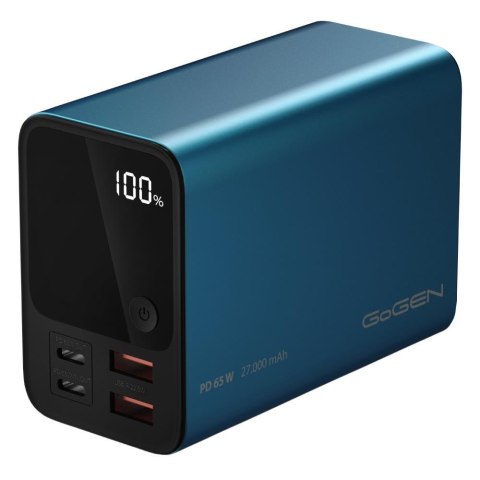 Powerbank GoGen PB270001BL 27000 mAh niebieski Powerbank GoGen PB270001BL 27000 mAh niebieski