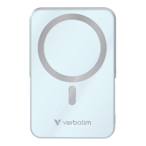 Powerbank Verbatim Charge 'n' Go Magnetic Wireless with Stand 10000mAh USB-C PD 3.0 Blue Powerbank Verbatim Charge 'n' Go Magnetic Wireless with Stand 10000mAh USB-C PD 3.0 Blue