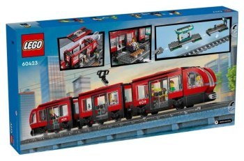 LEGO City 60423 Tramwaj miejski ze stacją Lego LEGO City 60423 Tramwaj miejski ze stacją Lego