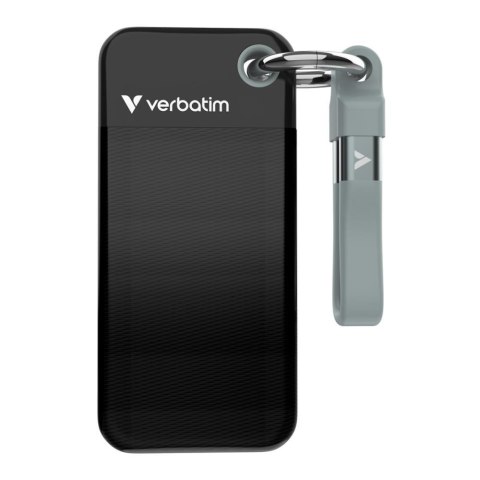 Dysk SSD zewnętrzny Verbatim Pocket SSD 1TB USB-C 3.2 Gen 2 czarny/szary Dysk SSD zewnętrzny Verbatim Pocket SSD 1TB USB-C 3.2 Gen 2 czarny/szary
