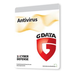 Oprogramowanie G DATA Antivirus 3PC 1rok karta-klucz