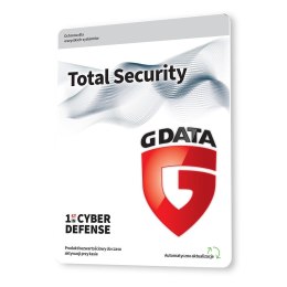 Oprogramowanie G DATA Total Security 1PC 1rok karta-klucz