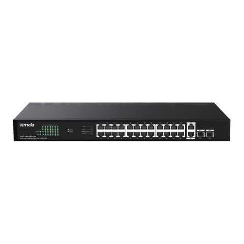 Switch niezarządzalny Tenda TEG1128P-24-410W 26x1GbE 2xSFP PoE Switch niezarządzalny Tenda TEG1128P-24-410W 26x1GbE 2xSFP PoE