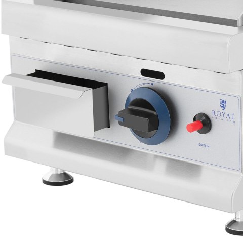 Grill gazowy pojedynczy gładki nastawny na gaz ziemny 0,02 bar 35 x 40 cm 3100 W Grill gazowy pojedynczy gładki nastawny na gaz ziemny 0,02 bar 35 x 40 cm 3100 W