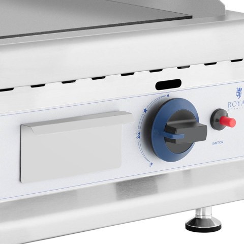 Grill gazowy pojedynczy gładki nastawny na gaz ziemny 0,02 bar 35 x 40 cm 3100 W Grill gazowy pojedynczy gładki nastawny na gaz ziemny 0,02 bar 35 x 40 cm 3100 W