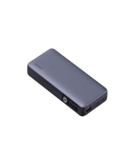 Aukey Powebank 20 000 mAh, 2x USB-C PD 65W, USB-A 18W, szary