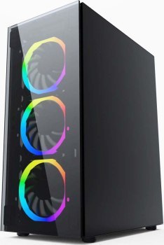 GEMBIRD OBUDOWA FORNAX 1500RGB MIDI-TOWER (2X USB 3.0 HD AUDIO 4X FAN PRZEZROCZYSTY PANEL BOCZNY) CZARNA GEMBIRD OBUDOWA FORNAX 1500RGB MIDI-TOWER (2X USB 3.0 HD AUDIO 4X FAN PRZEZROCZYSTY PANEL BOCZNY) CZARNA
