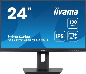 Iiyama XUB2493HSU-B7 - 23.8'' | IPS | FHD | 1 ms | 100 Hz | Height adjust, Flicker-free Iiyama XUB2493HSU-B7 - 23.8'' | IPS | FHD | 1 ms | 100 Hz | Height adjust, Flicker-free