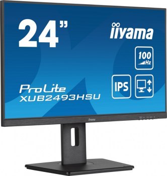 Iiyama XUB2493HSU-B7 - 23.8'' | IPS | FHD | 1 ms | 100 Hz | Height adjust, Flicker-free Iiyama XUB2493HSU-B7 - 23.8'' | IPS | FHD | 1 ms | 100 Hz | Height adjust, Flicker-free