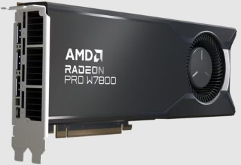 Karta graficzna AMD Radeon Pro W7800 32GB GDDR6 with ECC 3x DisplayPort 2.1 1x Mini-DisplayPort 2.1 260W PCI Gen4 x16 Karta graficzna AMD Radeon Pro W7800 32GB GDDR6 with ECC 3x DisplayPort 2.1 1x Mini-DisplayPort 2.1 260W PCI Gen4 x16