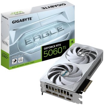 Karta graficzna - Gigabyte GeForce RTX 5060 Ti EAGLE OC ICE 8GB DLSS 4 Karta graficzna - Gigabyte GeForce RTX 5060 Ti EAGLE OC ICE 8GB DLSS 4