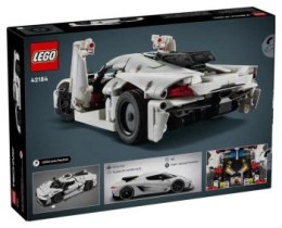 LEGO Technic 42184 Biały hipersamochód Koenigsegg Jesko Absolut