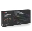 SAVIO KLAWIATURA MECHANICZNA RGB OUTEMU BROWN TEMPEST X2