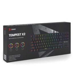 SAVIO KLAWIATURA MECHANICZNA RGB OUTEMU BROWN TEMPEST X2