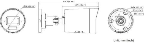 Kamera IP HikVision DS-2CD2083G2-LI2U(2.8mm)(BLACK) PL Kamera IP HikVision DS-2CD2083G2-LI2U(2.8mm)(BLACK) PL