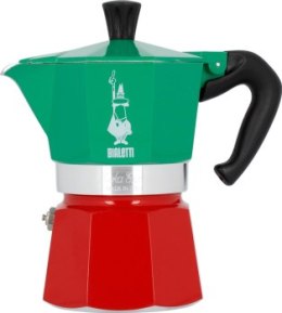 Akcesoria - Bialetti Moka Express Italia 3tz czerwono-zielona