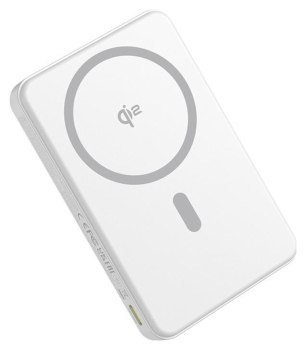 Baseus Airpow Ⅱ Qi2 USB USB-C 22.5W 10000mAh biały Baseus Airpow Ⅱ Qi2 USB USB-C 22.5W 10000mAh biały