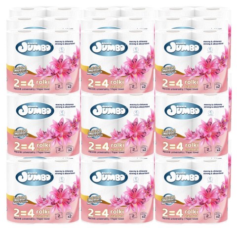 Ręcznik Papierowy 2R SŁONIK JUMBO MEGA DŁUUUGI BIAŁY 2W - 60 Rolek Ręcznik Papierowy 2R SŁONIK JUMBO MEGA DŁUUUGI BIAŁY 2W - 60 Rolek