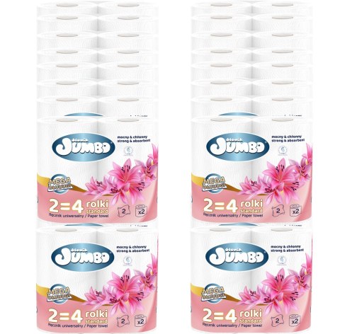 Ręcznik Papierowy 2R SŁONIK JUMBO MEGA DŁUUUGI BIAŁY 2W - 60 Rolek Ręcznik Papierowy 2R SŁONIK JUMBO MEGA DŁUUUGI BIAŁY 2W - 60 Rolek