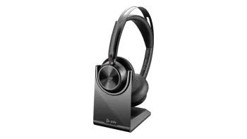 Słuchawki bezprzewodowe HP Poly Voyager Focus 2 Microsoft Teams Charge Stand USB-C Headset + Adapter USB-C/A - 9T9J6AA Słuchawki bezprzewodowe HP Poly Voyager Focus 2 Microsoft Teams Charge Stand USB-C Headset + Adapter USB-C/A - 9T9J6AA