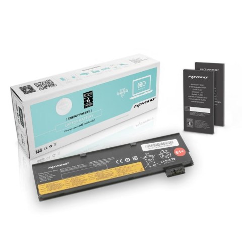Bateria Movano do notebooka Lenovo Thinkpad SB10K97582, T470, T570 (10.8V-11.1V) (4400 mAh) Bateria Movano do notebooka Lenovo Thinkpad SB10K97582, T470, T570 (10.8V-11.1V) (4400 mAh)