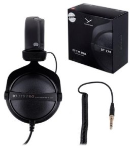 Słuchawki - Beyerdynamic DT 770 PRO 80 OHM BLACK LIMITED EDITION - Słuchawki studyjne zamknięte