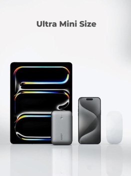 Aukey Powerbank 20 000 mAh, USB-C 22,5W, USB-A, mini, szary Aukey Powerbank 20 000 mAh, USB-C 22,5W, USB-A, mini, szary