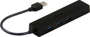 I-tec USB 3.0 Slim HUB 3x USB 3.0 z Adapterem LAN Gigabit Ethernet RJ-45 10/100/1000 Mbps 16cm I-tec USB 3.0 Slim HUB 3x USB 3.0 z Adapterem LAN Gigabit Ethernet RJ-45 10/100/1000 Mbps 16cm