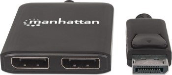 Manhattan 207768 Rozdzielacz Splitter Display Port 1x2, 4K 30Hz, UHD, Hub MST_ Manhattan 207768 Rozdzielacz Splitter Display Port 1x2, 4K 30Hz, UHD, Hub MST_