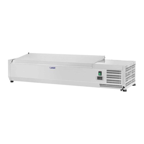 Nadstawa chłodnicza ze stalową pokrywą 5x GN1/3 i 1x GN1/2 150cm Nadstawa chłodnicza ze stalową pokrywą 5x GN1/3 i 1x GN1/2 150cm