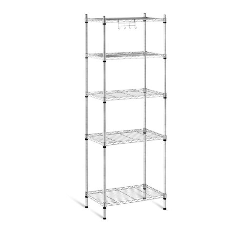 Regał magazynowy druciany ażurowy kolor szary 150x55x35cm do 150kg Regał magazynowy druciany ażurowy kolor szary 150x55x35cm do 150kg