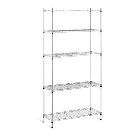 Regał magazynowy druciany ażurowy kolor szary 180x90x35cm do 150kg Regał magazynowy druciany ażurowy kolor szary 180x90x35cm do 150kg