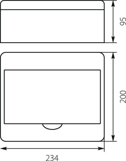 Rozdzielnica n/t RN-8 Fala (N+PE) IP40 200x234x95mm, biała | 7.2 Elektro-Plast Opatówek Rozdzielnica n/t RN-8 Fala (N+PE) IP40 200x234x95mm, biała | 7.2 Elektro-Plast Opatówek